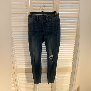 Judy Blue Dark Blue Distressed Skinny Jeans